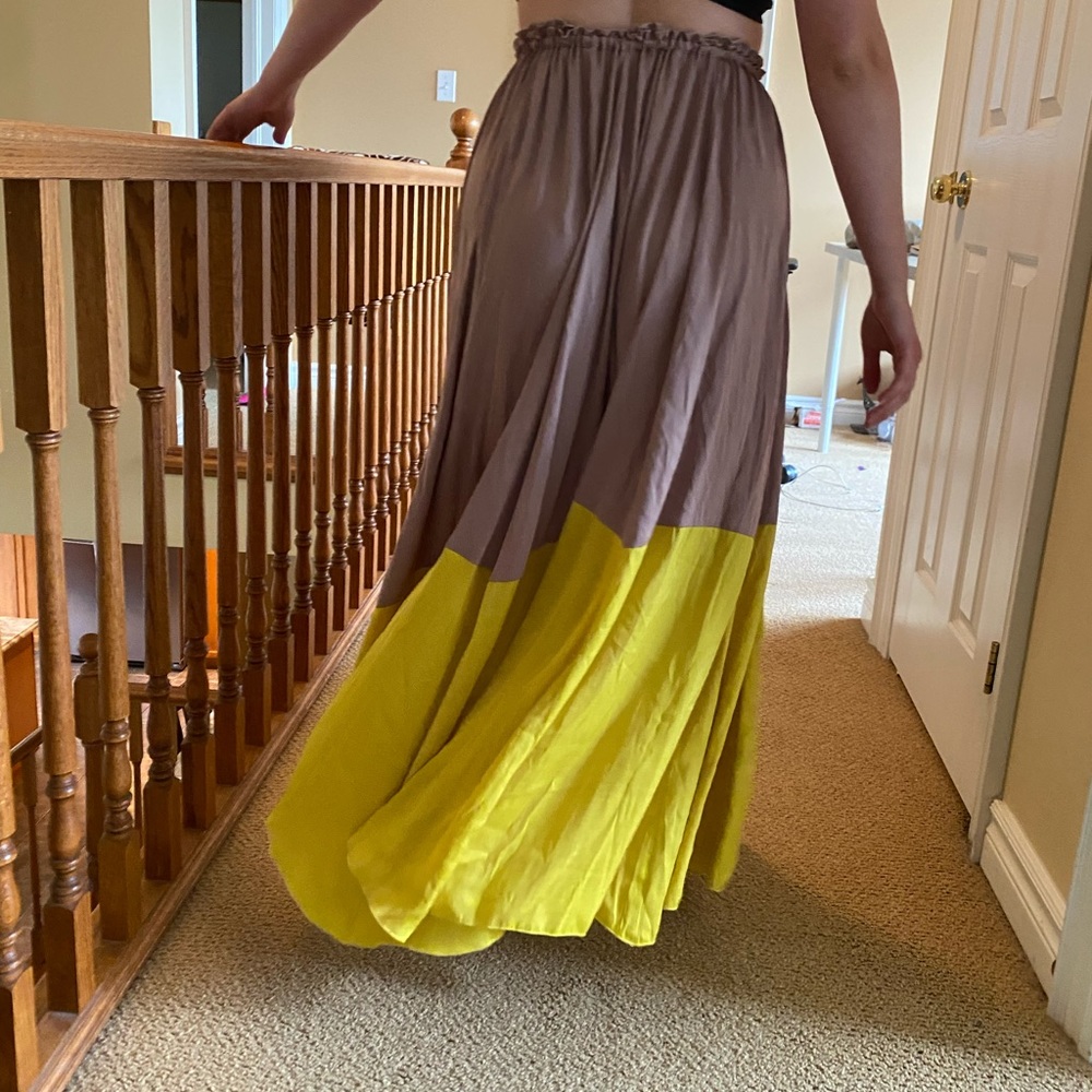 Free People Silk Skirt